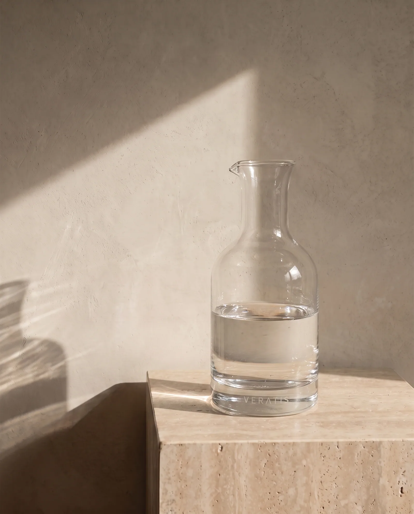 Water Carafe — 1 litre carafe with a pouring lip